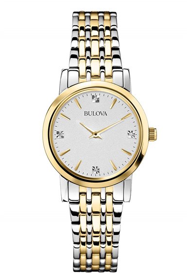 Reloj bulova mujer online blanco